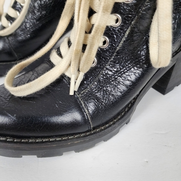 Marc Fisher chunky lace up boots, size 8 - Picture 2 of 7